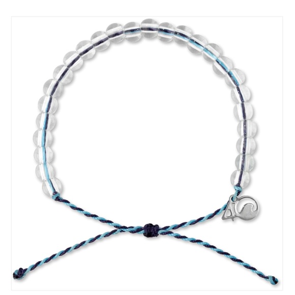 NWT 4Ocean Whale Beaded Bracelet Unisex, waterproof, adjustable from 7 to 13 in. - Picture 1 of 11